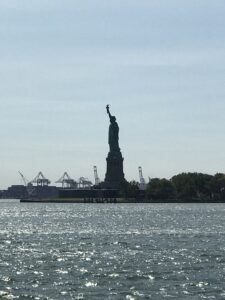 The Statue of Liberty as seen from Battery Park