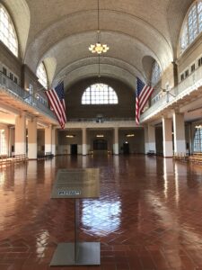 The Grand Hall on Ellis Island